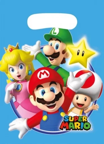 Super Mario slikposer 8 stk.
