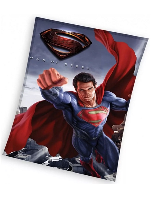 Superman fleece tæppe 110*140 cm
