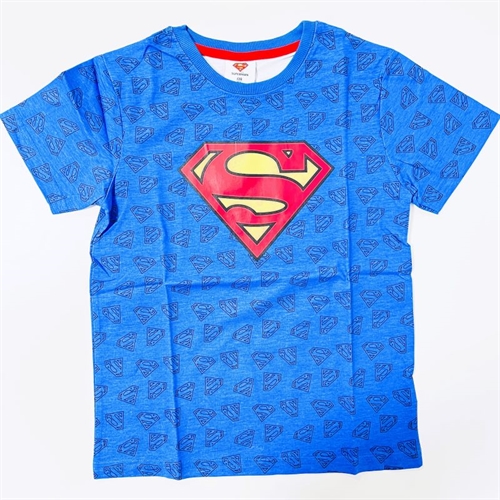 Superman T-shirt blå, str.158