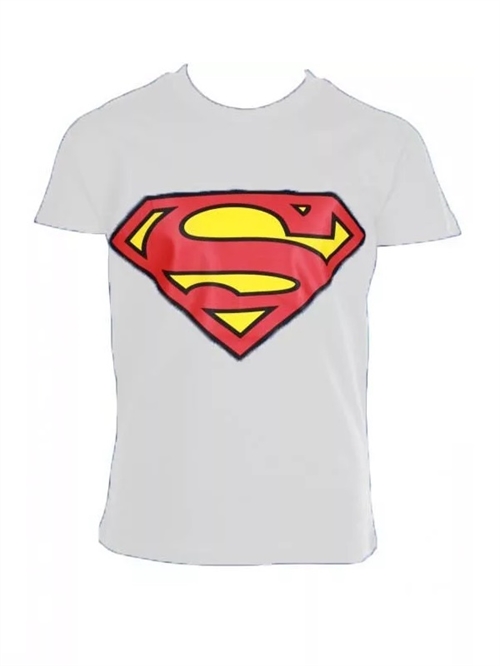 Superman T-shirt hvid