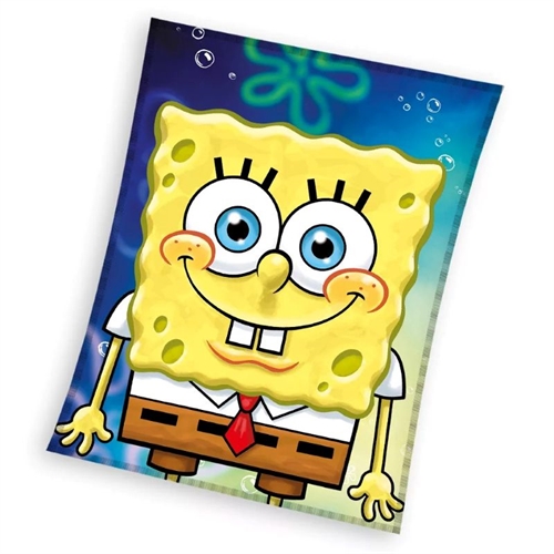 SvampeBob Firkant fleecetæppe, 110*140cm