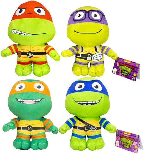 Ninja Turtles bamse 4 pak , 28 cm